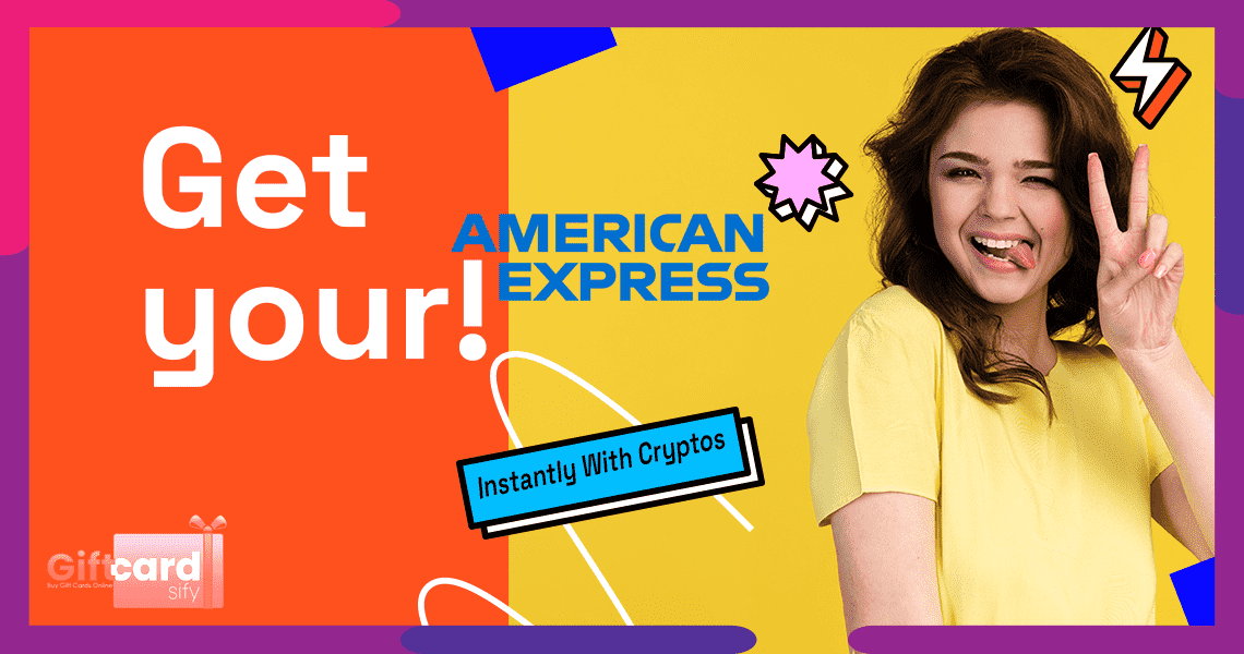 Get Your American Express Gift Card Instantly With Cryptos