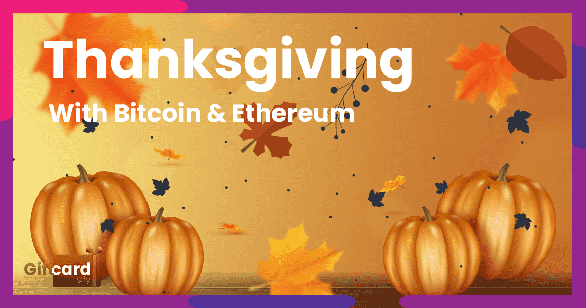 Shop for Thanksgiving Day Deals With Bitcoin, Ethereum, and More